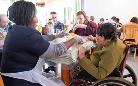 PRH offers specialised disabled care with 24/7 care givers and nursing staff on hand.